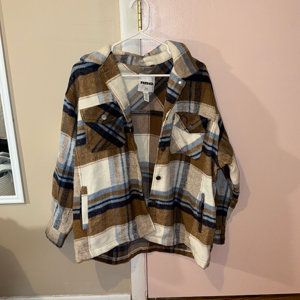 Plaid RSQ Jacket! Size Large!